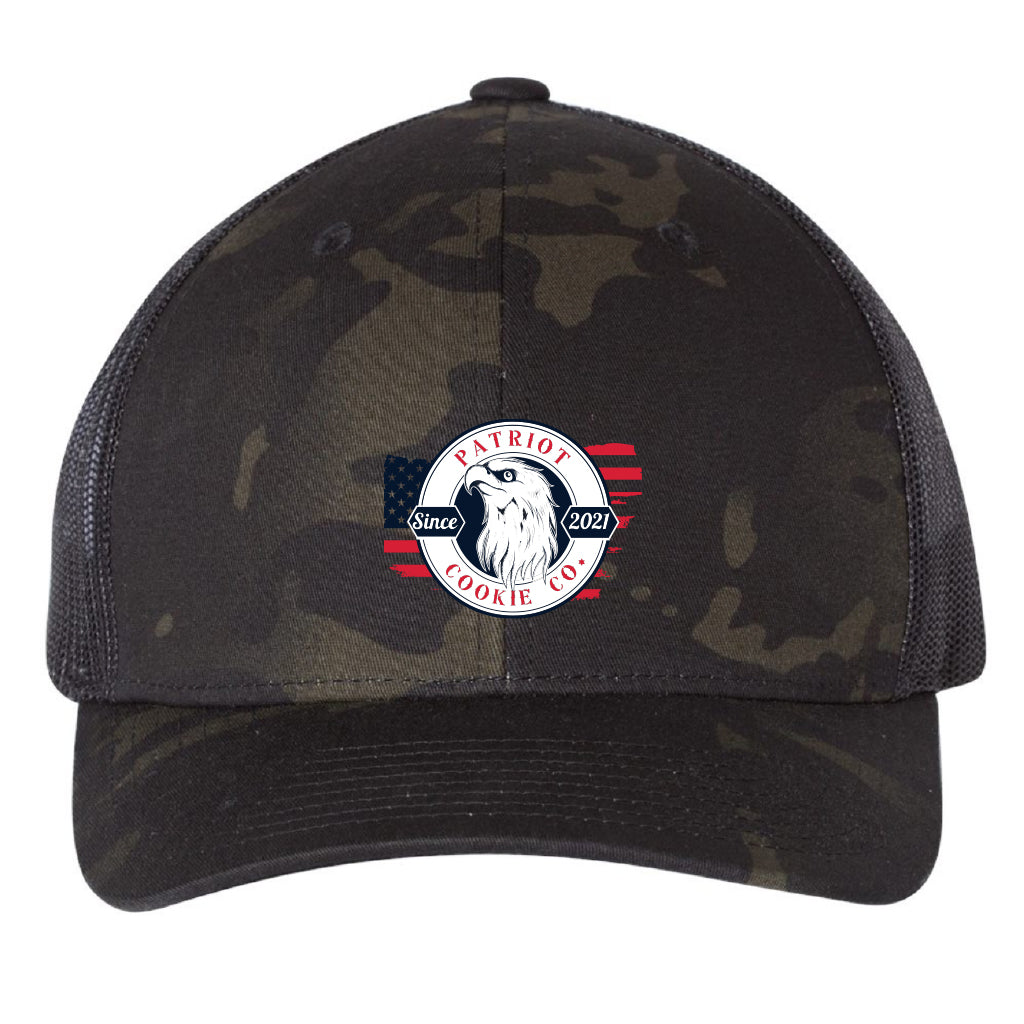 Black Camo Hat